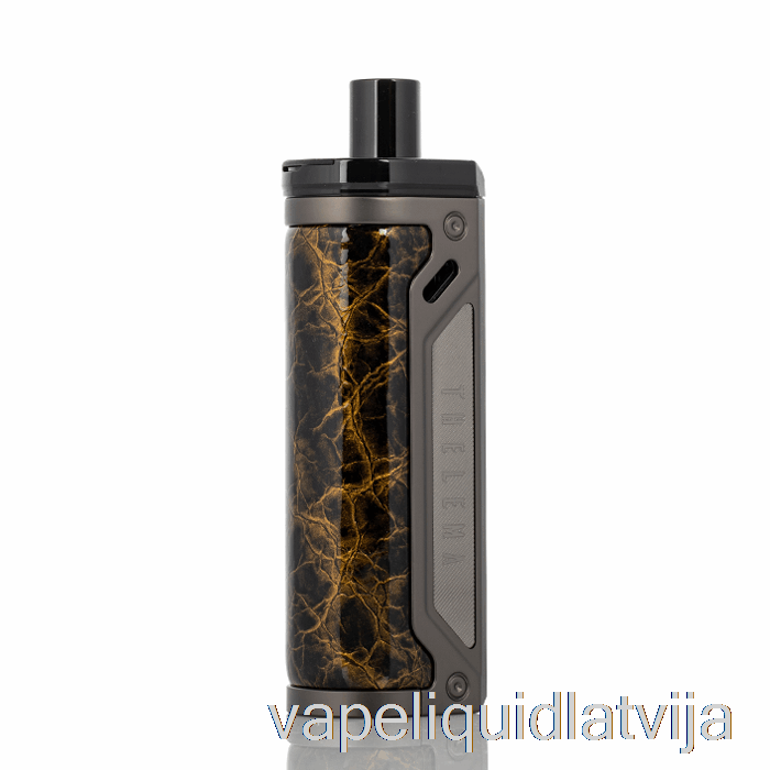 Pazaudēts Vape Thelema 80w Pod Mod Komplekts Gunmetal / Glancēts ādas Vape šķidrums